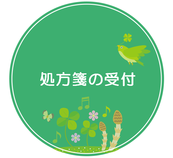 処方箋の受付